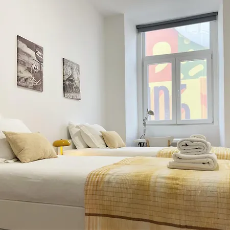 Sj2e Heart Of Baixa New Air Conditioning Spacious And Lovely Appartement *